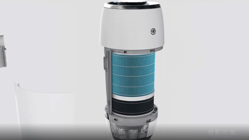 三維動(dòng)畫「凈化器演示動(dòng)畫」