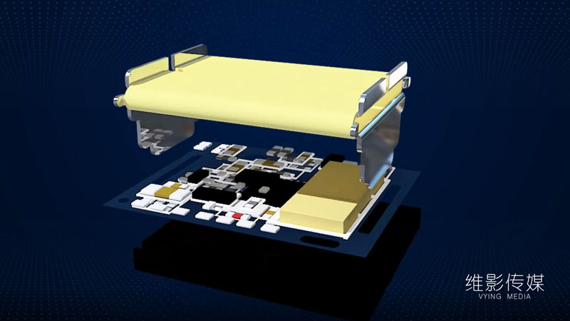 三維動畫演示「微型傳感器」